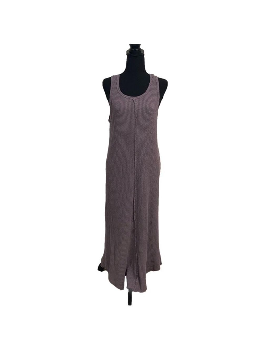 Anthropologie t.la Dress Women’s size medium Lia Purple Ribbed Midi Dress